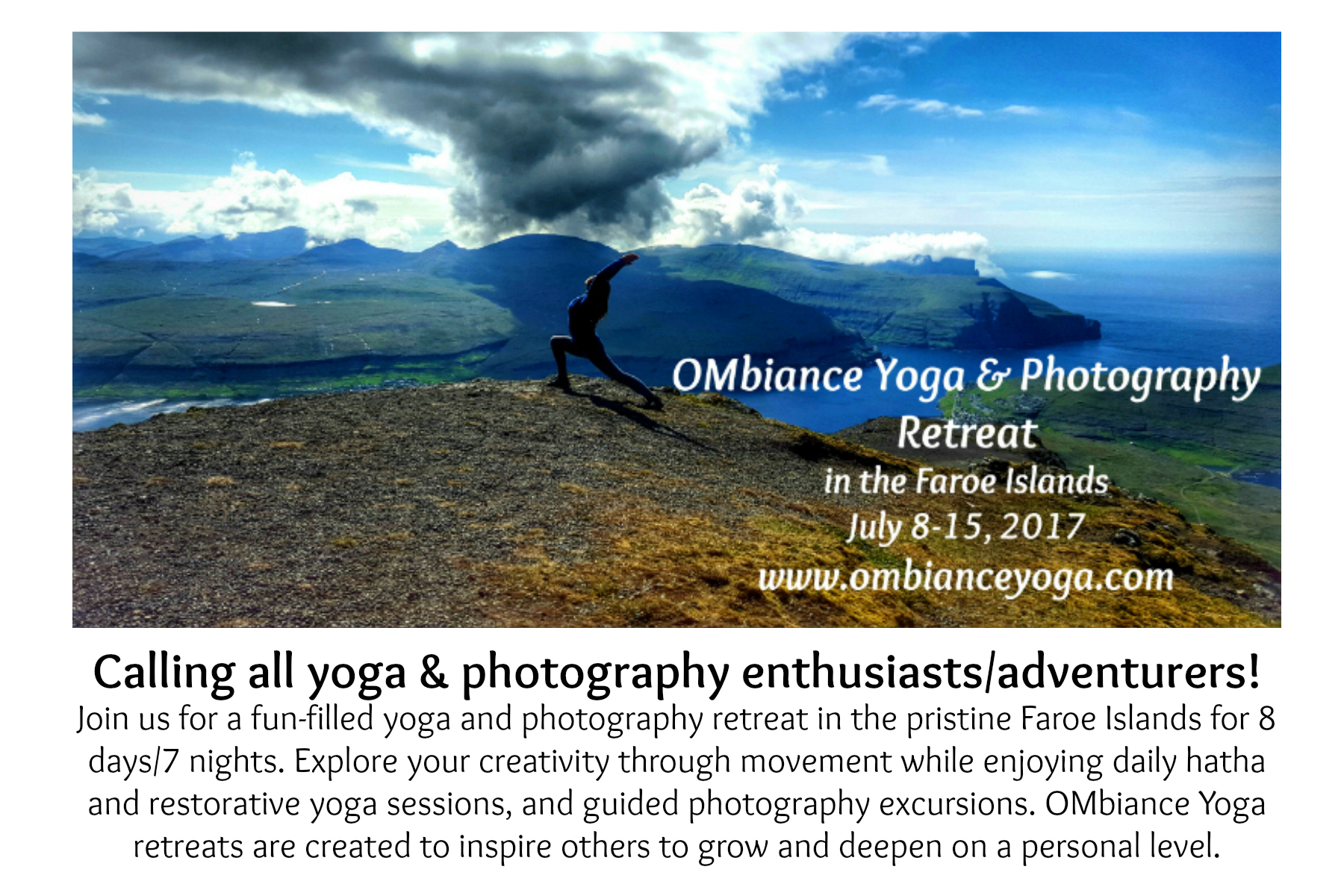 Faroe Islands Yoga & Photography Retreat